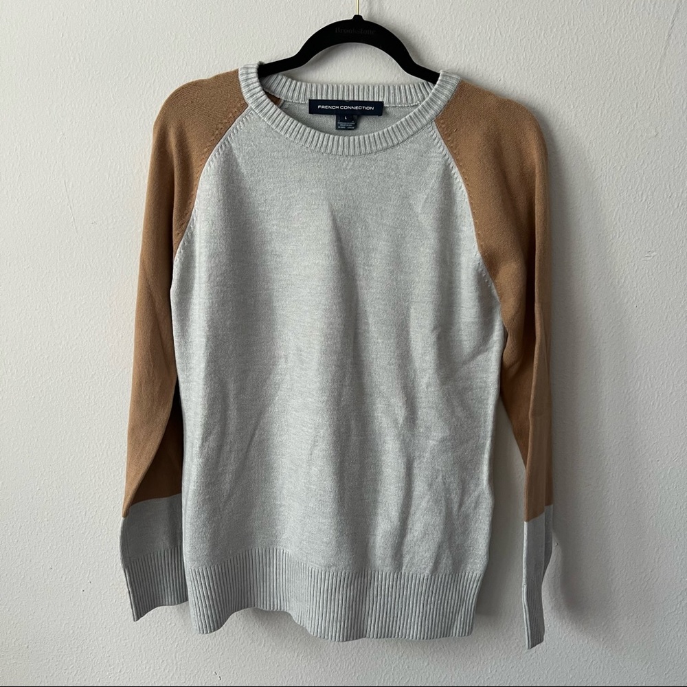 french connection two tone sweater